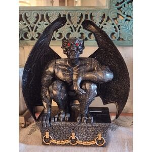 Vintage Gargoyle Gatekeeper Motion‎ Activated Lights Sound  Halloween WORKS 1996